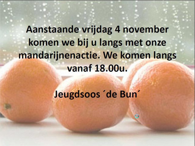 mandarijnenactie